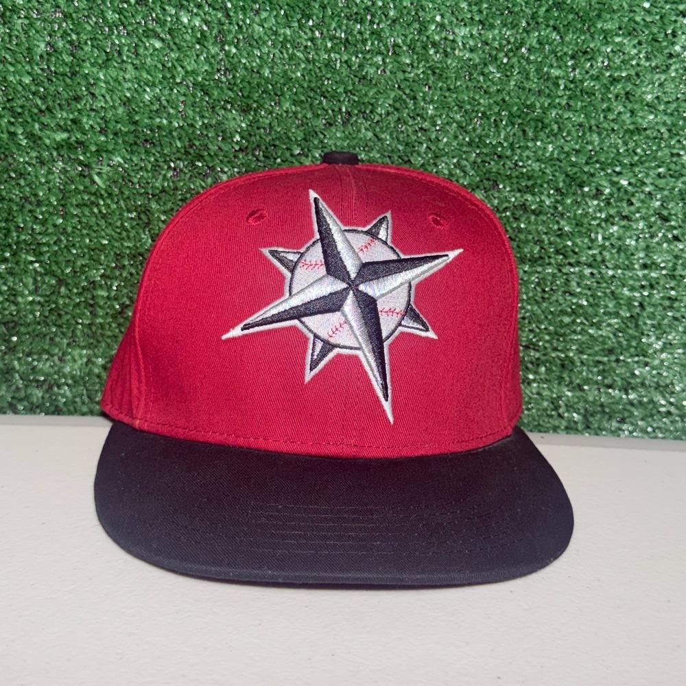 Seattle Mariners Hat Snapback Cap MLB Baseball Red & Black Adjustable‎ One Size